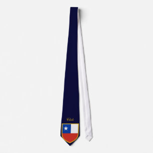 Chile Flag Personalised Tie