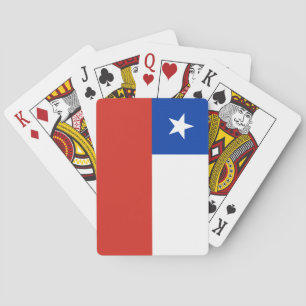 Chile Flag Playing Cards