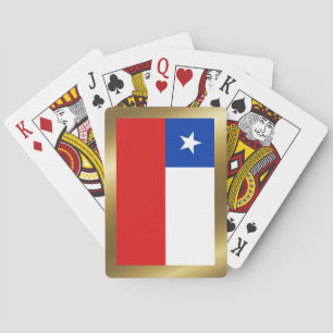 Chile Flag Playing Cards