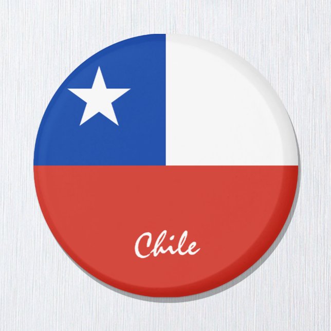 Chile flag & South America - travel/sports fans Magnet (Creator Uploaded)