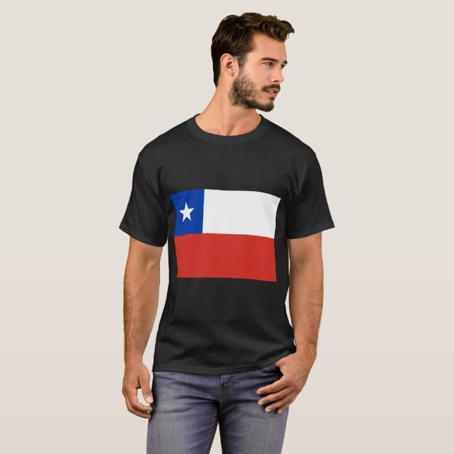 Chile Flag T-Shirt (Front Full)
