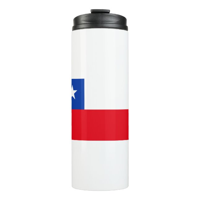 Chile Flag Thermal Tumbler (Front)