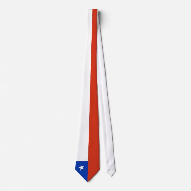 Chile Flag Tie (Front)