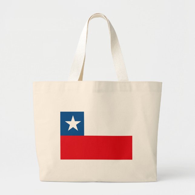 Chile Flag Tote Bag (Front)