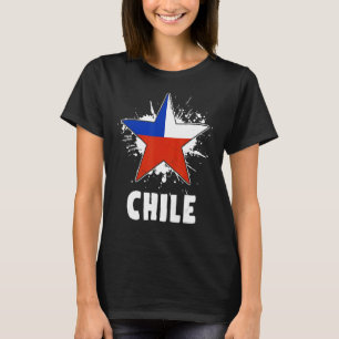 Chile Flag Vintage Patriotic Chilean Pride Chileno T-Shirt
