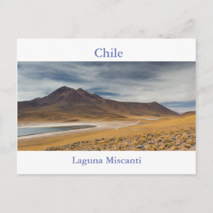 Chile - Laguna Miscanti postcard with text
