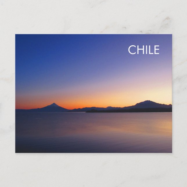 Chile Lake District Sunrise Postcard (Front)