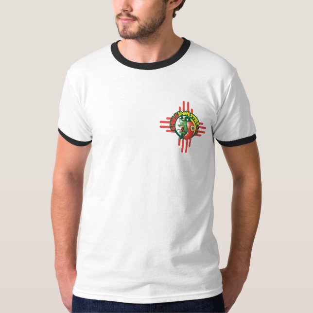 Chile Monster Vintage Inspired Ringer Tee (Front)