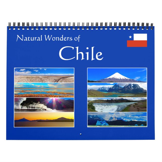 chile natural wonders 2026 calendar (Cover)