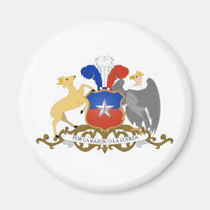 Chile Official Coat Of Arms Heraldry Symbol Magnet