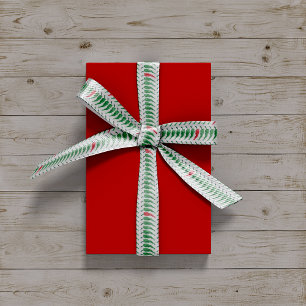 Chile Pepper Pattern Grosgrain Ribbon