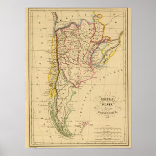 Chile, Plata, and Patagonia Poster