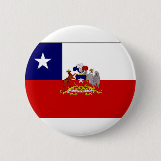 Chile President Flag 6 Cm Round Badge