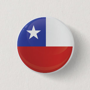 Chile  Round Icon Flag 3 Cm Round Badge
