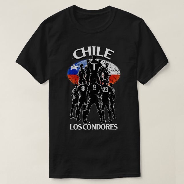 Chile Rugby Los Condores T-Shirt (Design Front)