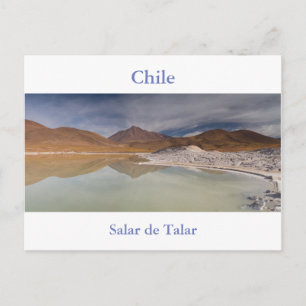 Chile - Salar de Talar salt flat postcard no text