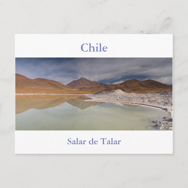 Chile - Salar de Talar salt flat postcard no text (Front)
