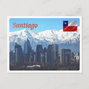 Chile - Santiago - Postcard