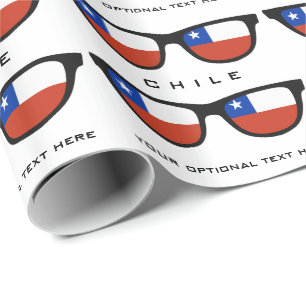 Chile Shades custom text & colour gift wrap