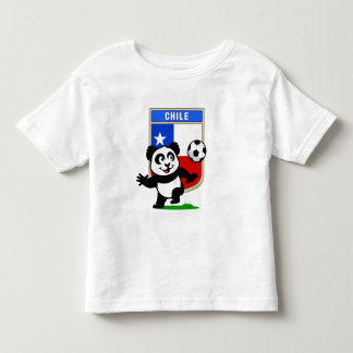 Chile Soccer Panda Toddler T-Shirt