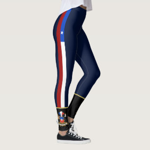 Chile stripes flag leggings