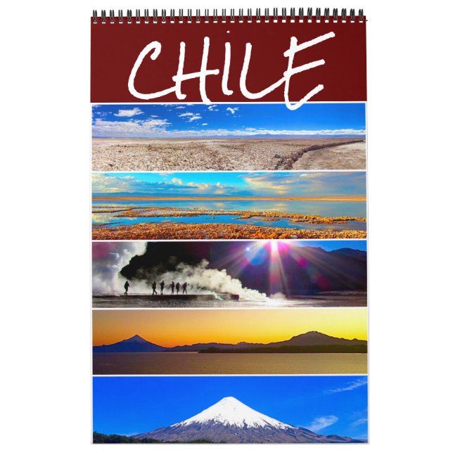 chile travels 2026 calendar (Cover)
