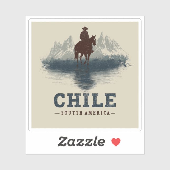 Chile Vintage Travel | Andes Mountain (Sheet)