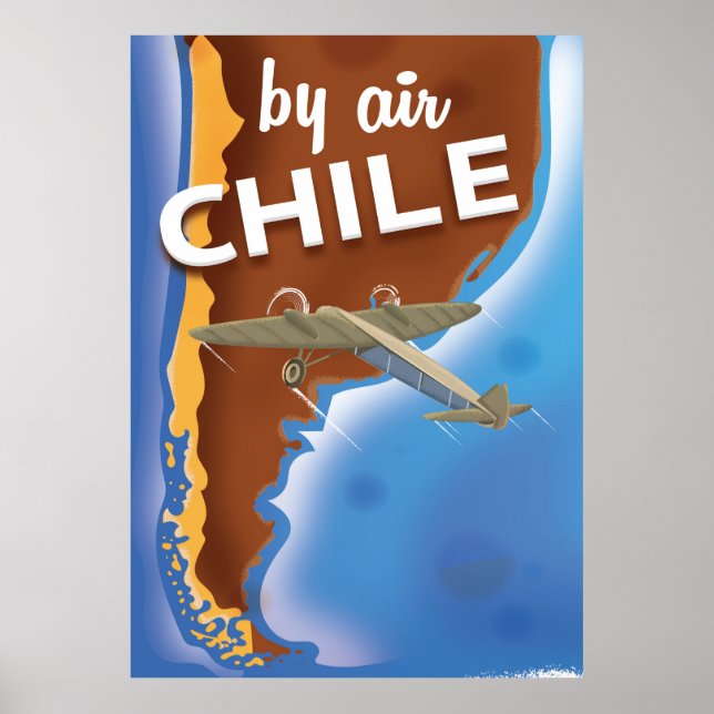 Chile Vintage Travel poster (Front)