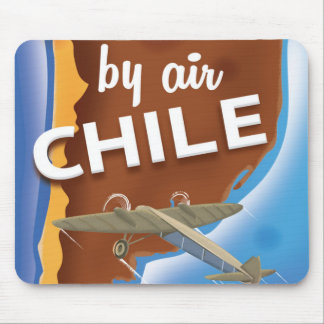 Chile Vintage Travel poster Mouse Mat