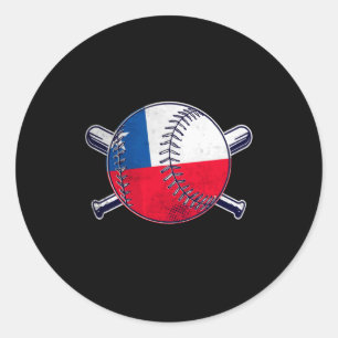 Chilean Baseball Sport Chile Baseball Team T Shirt Classic Round Sticker