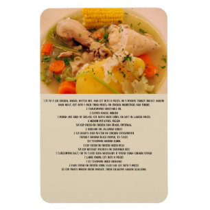 Chilean Cazuela de Ave Recipe Magnet