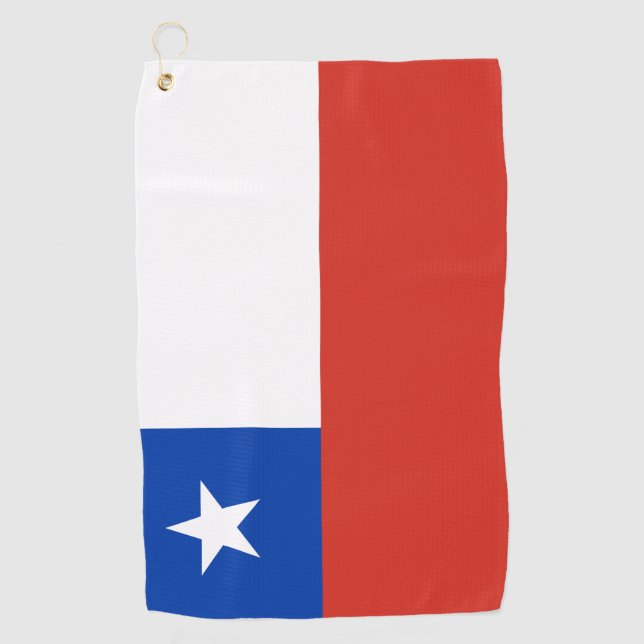 Chilean Flag & Chile golf holiday /sports Towel (Front)
