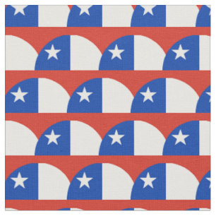 Chilean Flag & Chile Trendy Fabric /fashion