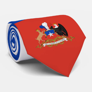 Chilean Flag & Coat of Arms, Flag of Chile Tie