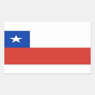 Chilean Flag, Flag of Chile Rectangular Sticker