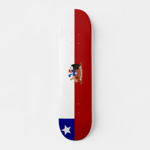 Chilean flag skateboard
