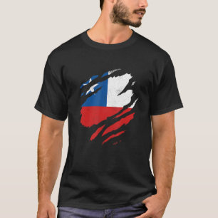 Chilean Flag South America Chileanos Chilenos Chil T-Shirt