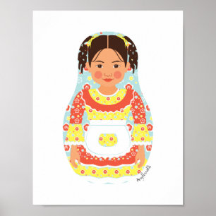 Chilean Matryoshka Poster