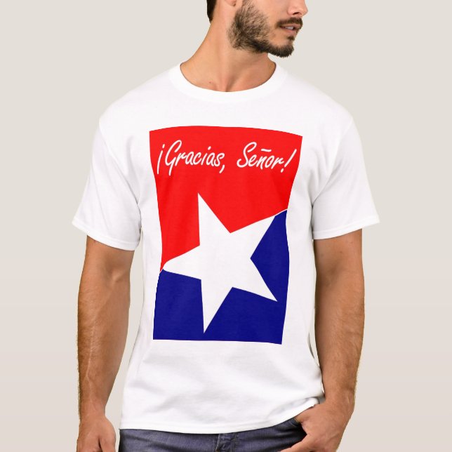 Chilean Miners Gracias, Señor! Psalm 95:4 SPANISH T-Shirt (Front)