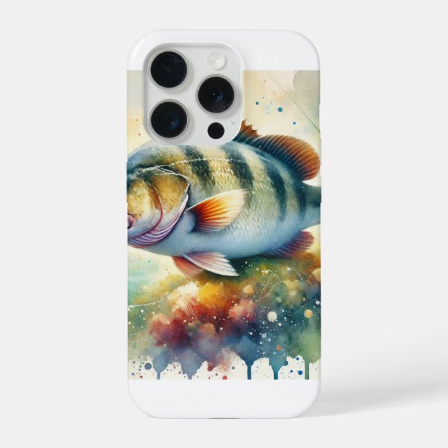 Chilean Sea Bass 210624AREF102 - Watercolor iPhone Case (Back)
