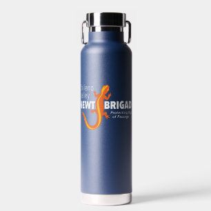 Chileno Valley Newt Brigade logo water bottle