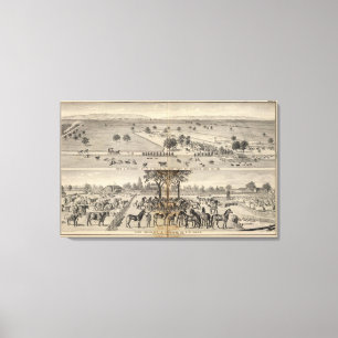 Chiles farm, Davisville Canvas Print