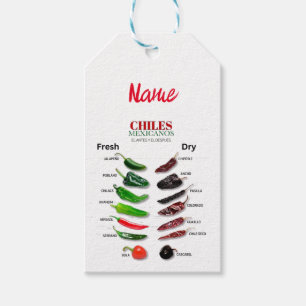 Chiles Fresh and Dry Thunder_Cove  Gift Tags