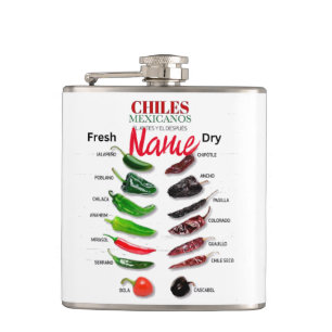 Chiles Fresh and Dry Thunder_Cove Hip Flask