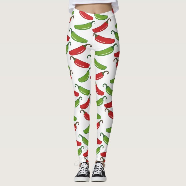 Chiles Serrano Leggings (Front)