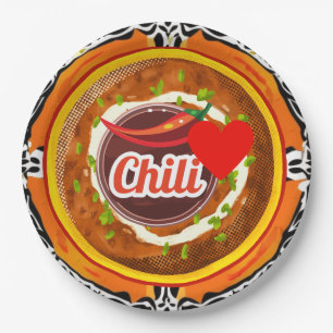 Chili Bowl Paper Plate