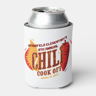 Chili Cook Off BBQ Cookout Contest Can Cooler