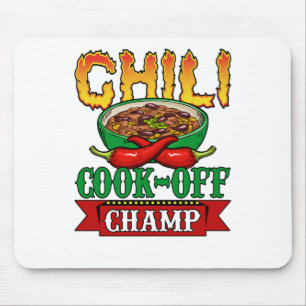 Chili Cook Off Champ Competition Winner Mouse Mat