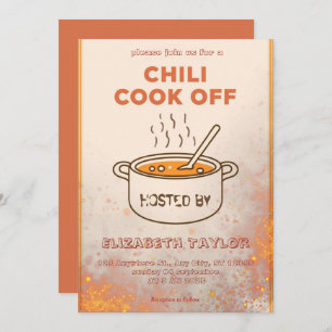 Chili Cook Off Party Invitation