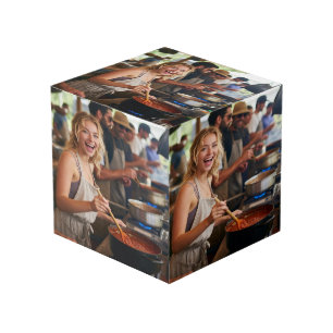 Chili Cook Off Photo Customize Cube